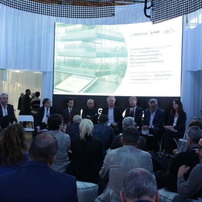 Ecomondo 2024 – Convegno Vertical SGR: Condominio Green 100% - Dal 110 al 100% finanziato
